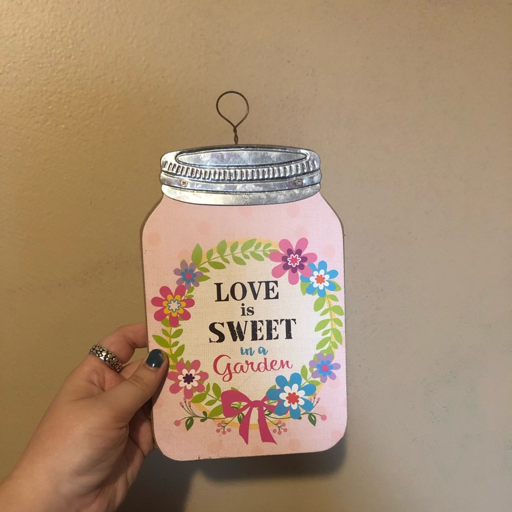 Love Is Sweet In A Garden Wall Decor
